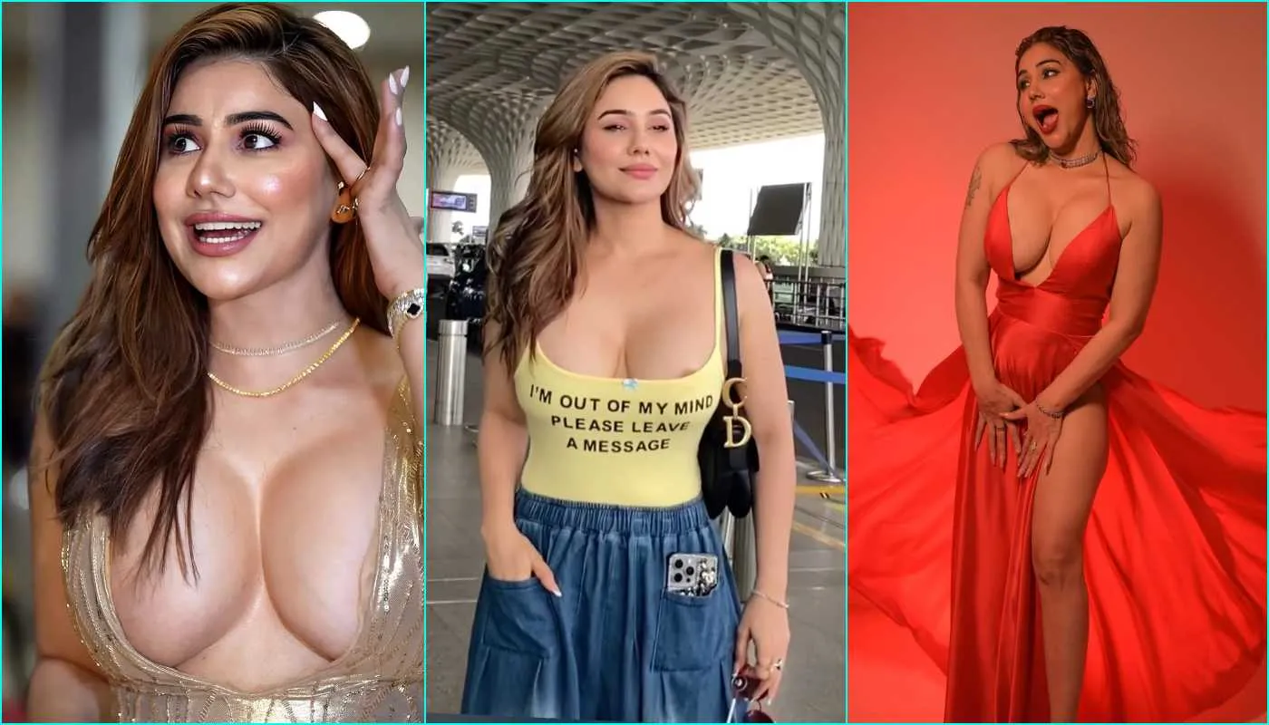 Most Popular Indian Actress and Model Kangana Sharma Accidental Nipslip at Airport Full Interview